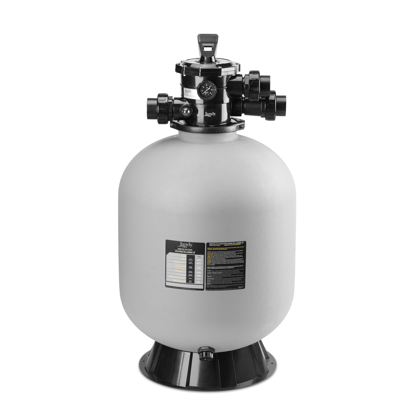 Jandy Pro Series Top Mount Sand Filter, 24", 2" Valve
