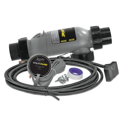 Jandy Aquapure Cell Kit, 14 Blade, 3-Port W/ 2"-2.5" Pvc Universal Unions, Slotted Sensor, 16' Dc Cable