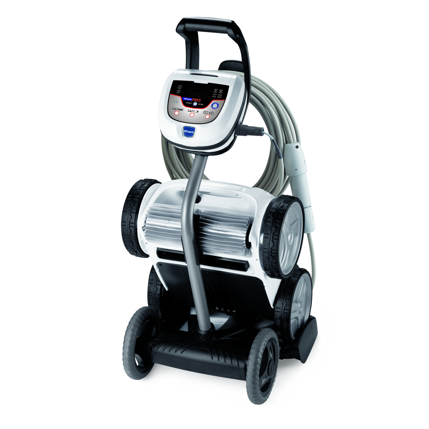 Polaris P955 4WD Robotic Pool Cleaner With Remote – White