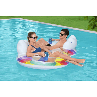 Bestway RAINBOW DREAMS DOUBLE SWIM TUBE 6'1" X 45.5"